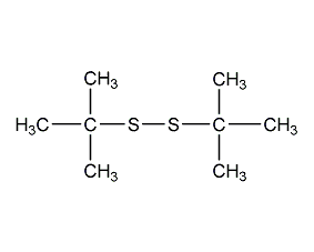Di-tert-butyl disulfide structural formula