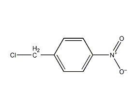 Structure formula of p-nitrobenzyl chloride