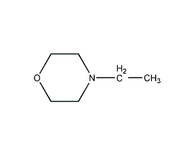 4-Ethylmorpholine Structural Formula