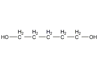 1,5-pentanediol structural formula