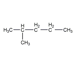2-Methylpentane Structural Formula