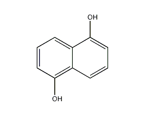 1,5-dihydroxynaphthalene structural formula