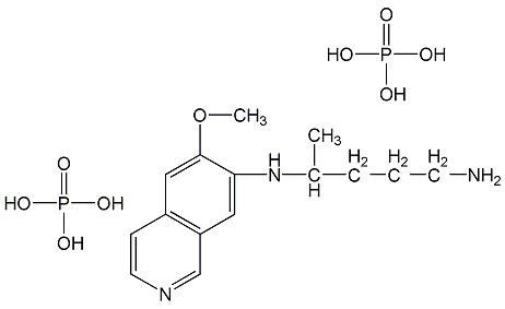 Primaquine diphosphate structural formula