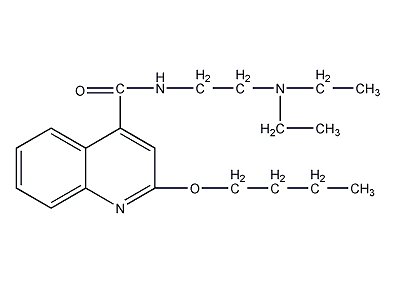 Structure formula of cinchaine