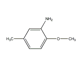 2-methoxy-5-methylaniline structural formula