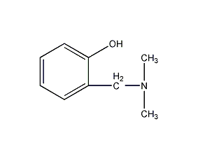 2-Dimethylaminomethylphenol Structural Formula