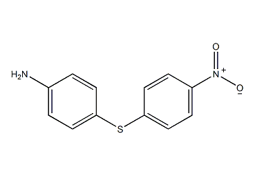 4-amino-4'-nitrodiphenyl sulfide structural formula
