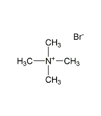Tetramethylammonium bromide structural formula