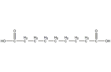 Azelaic acid structural formula