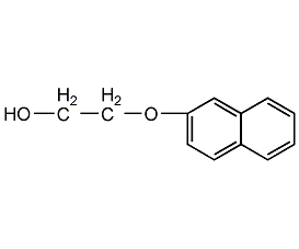 2-(2-naphthyloxy)ethanol structural formula