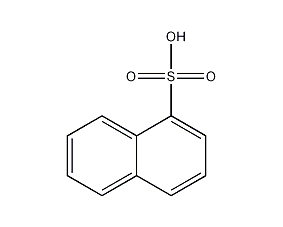 Naphthalene-1-sulfonic acid structural formula