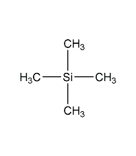 Tetramethylsilane structural formula