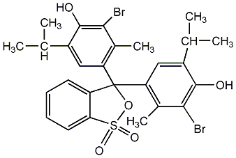 Bromothymol blue structural formula