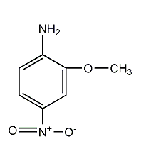 2-methoxy-4-nitroaniline structural formula