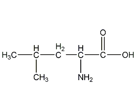 L-leucine structural formula