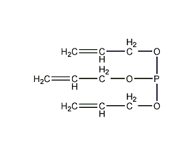 Tripropenyl phosphite structural formula