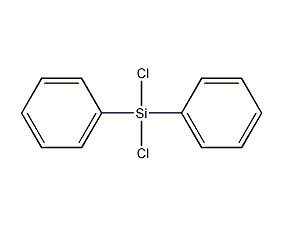 Diphenyldichlorosilane structural formula