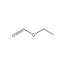 Ethyl formate structural formula