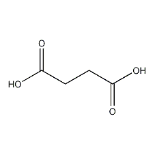 Succinic acid structural formula