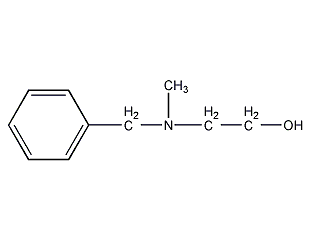 N-Benzyl-N-methylethanolamine structural formula