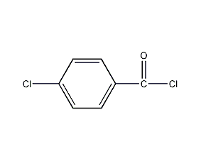 P-chlorobenzoyl chloride structural formula