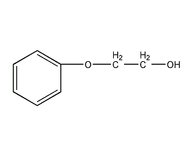 2-phenoxyethanol structural formula