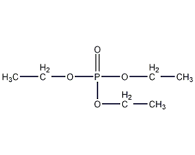 Triethyl phosphate structural formula