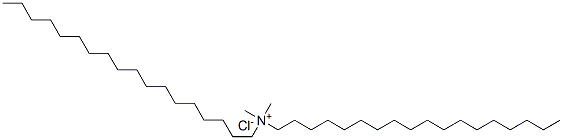 Structural formula of dioctadecyldimethylammonium chloride