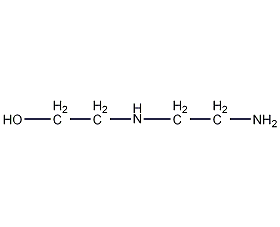 N-(2-hydroxyethyl)ethylenediamine structural formula