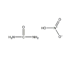 Urea nitrate structural formula