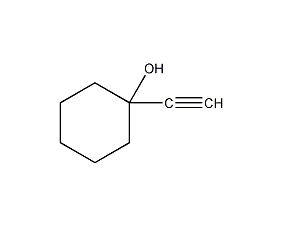 1-ethynyl-1-cyclohexanol structural formula