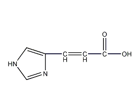 4-imidazole acrylic acid structural formula