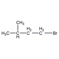 1-bromo-3-methylbutane structural formula