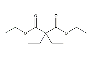 Diethyl malonate structural formula