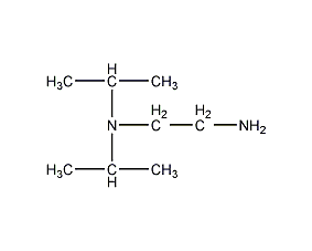 N,N-diisopropylethylenediamine structural formula