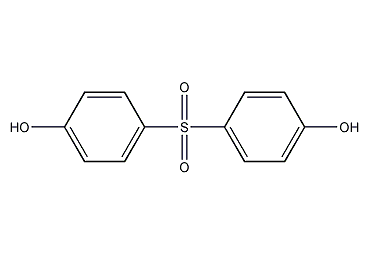 4,4'-dihydroxydiphenylsulfone structural formula