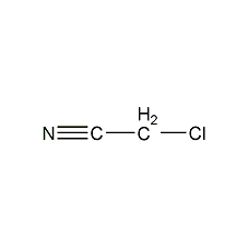 Chloroacetonitrile structural formula