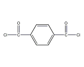 Terephthaloyl chloride structural formula