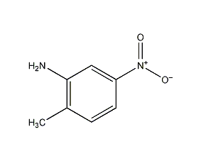 2-methyl-5-nitroaniline structural formula