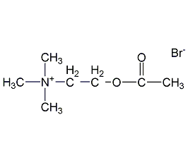 Acetylcholine bromide structural formula