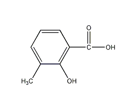 3-methylsalicylic acid structural formula