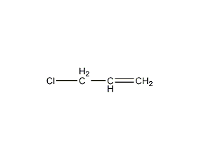 Allyl chloride structural formula