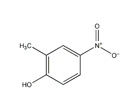 4-nitro-o-cresol structural formula