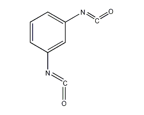 isophenylene diisocyanate structural formula