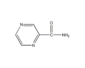 Pyrazine carboxamide structural formula