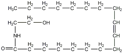 Structural formula of eicosyl nitrate