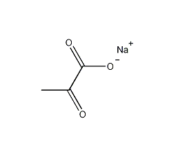 Sodium pyruvate structural formula