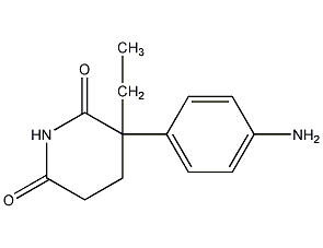 Aminoglutamide structural formula