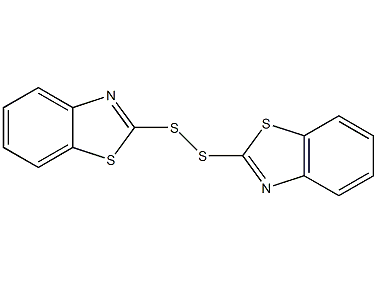 2,2'-dithiodibenzothiazole structure