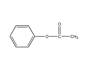 Phenyl acetate structural formula